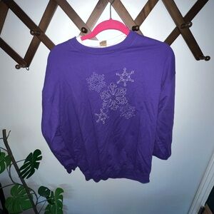 Purple Women's Crew Neck Sweater